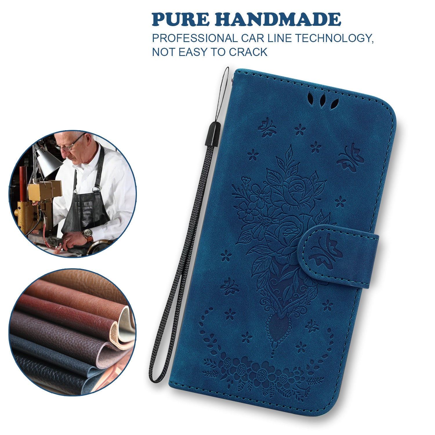 For Motorola Moto G Play (2024) 4G Case Bump Proof Flower Pattern PU Leather Phone Cover For Motorola Moto G Play (2024) 4G Case Bump Proof Flower Pattern PU Leather Phone Cover